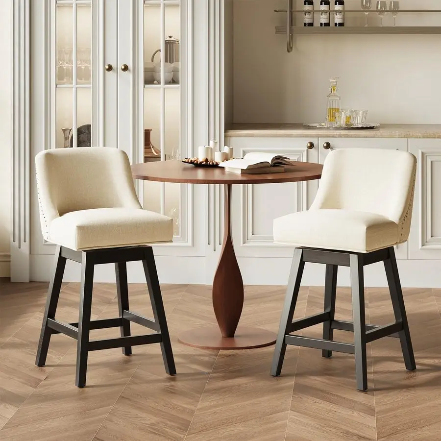 Набор из 2 барных стульев, 27 кухонных стульев высотой с мягкими сиденьями и ножками из массива дерева, мягкие барные стулья для кухни I
Набор из 2 барных стульев, 27 кухонных стульев высотой с мягкими сиденьями и ножками из массива дерева, мягкие барные стулья для кухни I