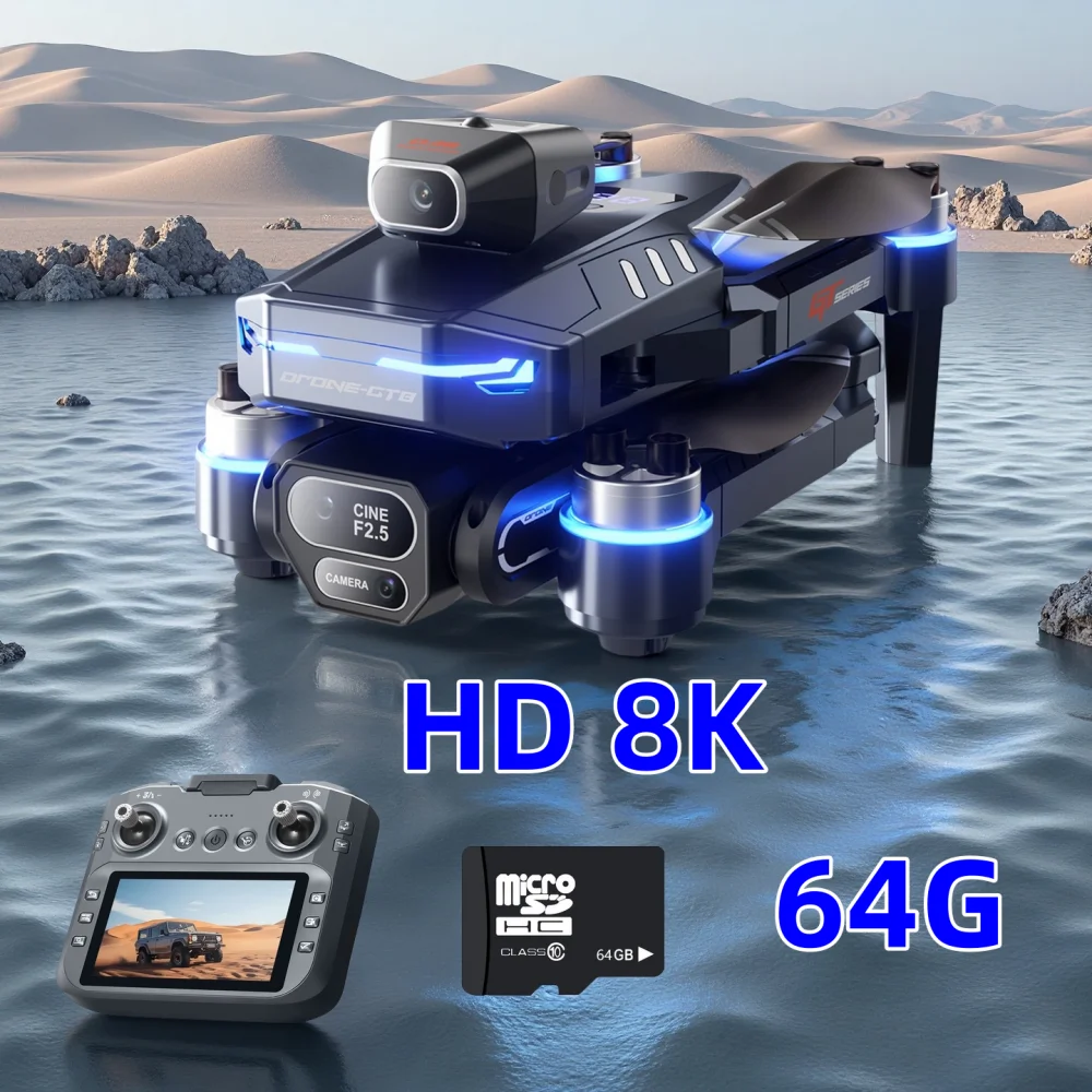 GT8 Drone 8K 5G Professional HD Aerial Photography Dual-Camera Omnidirectional Obstacle Avoidance Drone Original
GT8 Drone 8K 5G Professional HD Aerial Photography Dual-Camera Omnidirectional Obstacle Avoidance Drone Original