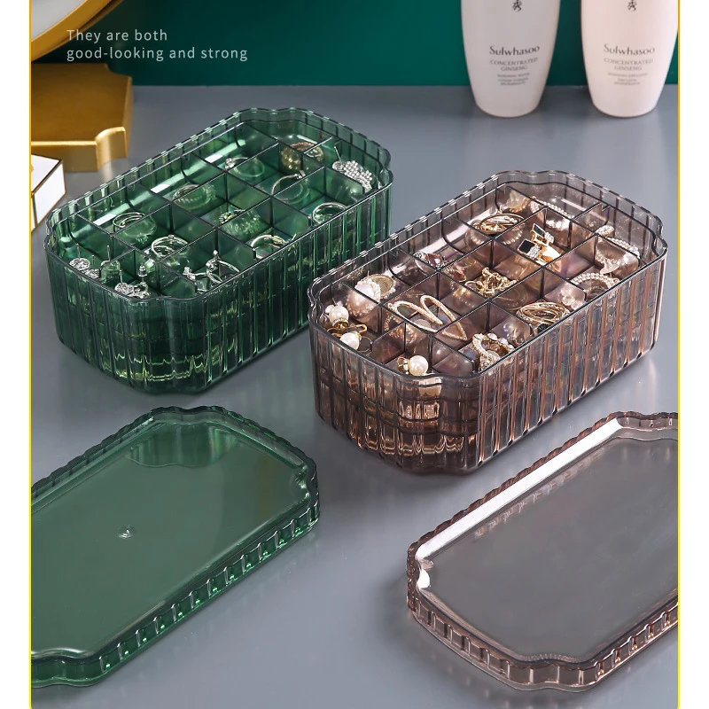 Fashionable Three Layers Jewelry Organizer Box Transparent Green Large Capacity Plastic Storage Box Small Exquisite Packing Acce
Fashionable Three Layers Jewelry Organizer Box Transparent Green Large Capacity Plastic Storage Box Small Exquisite Packing Acce
