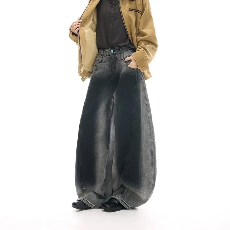 Retro Gradient Bend Knife Jeans Women's Loose Straight Casual Long Spring New Style 2026 Thickened Elastic Cotton Denim
Retro Gradient Bend Knife Jeans Women's Loose Straight Casual Long Spring New Style 2026 Thickened Elastic Cotton Denim