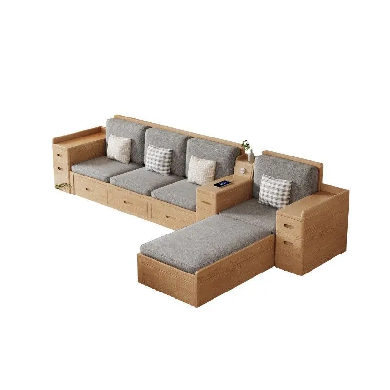 Nordic ash solid wood sofa modern combination simple winter and summer dual-purpose small apartment living room storage
Nordic ash solid wood sofa modern combination simple winter and summer dual-purpose small apartment living room storage