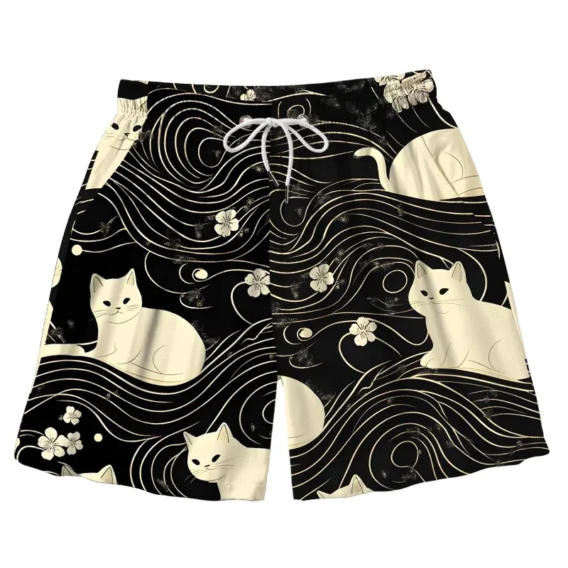 2026 Summer New Fashionable Men's Shorts Cartoon Cat Leisure Outdoor Sports Quick Drying Beach Mesh Hawaiian Vacation Shorts
2026 Summer New Fashionable Men's Shorts Cartoon Cat Leisure Outdoor Sports Quick Drying Beach Mesh Hawaiian Vacation Shorts