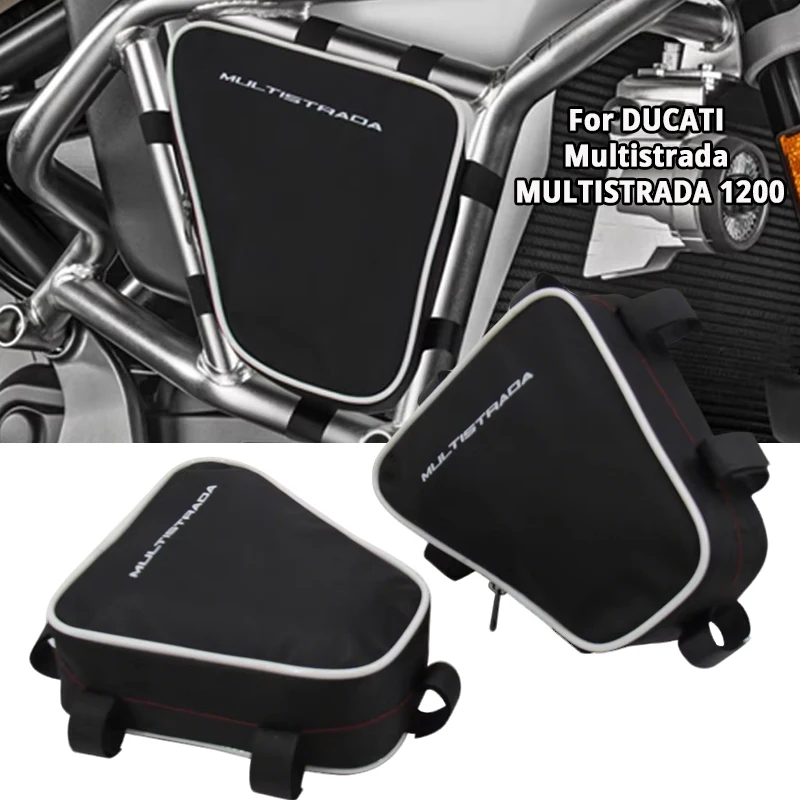 For DUCATI Multistrada 1200 Motorcycle Frame Crash Bars Waterproof Bag Repair Tool Placement Bag Toolbox Bags
For DUCATI Multistrada 1200 Motorcycle Frame Crash Bars Waterproof Bag Repair Tool Placement Bag Toolbox Bags