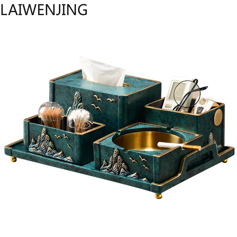 HLZ New Chinese Style Tissue Box Living Room Coffee Table Storage Desktop Ashtray Tissue Box Ornament
HLZ New Chinese Style Tissue Box Living Room Coffee Table Storage Desktop Ashtray Tissue Box Ornament