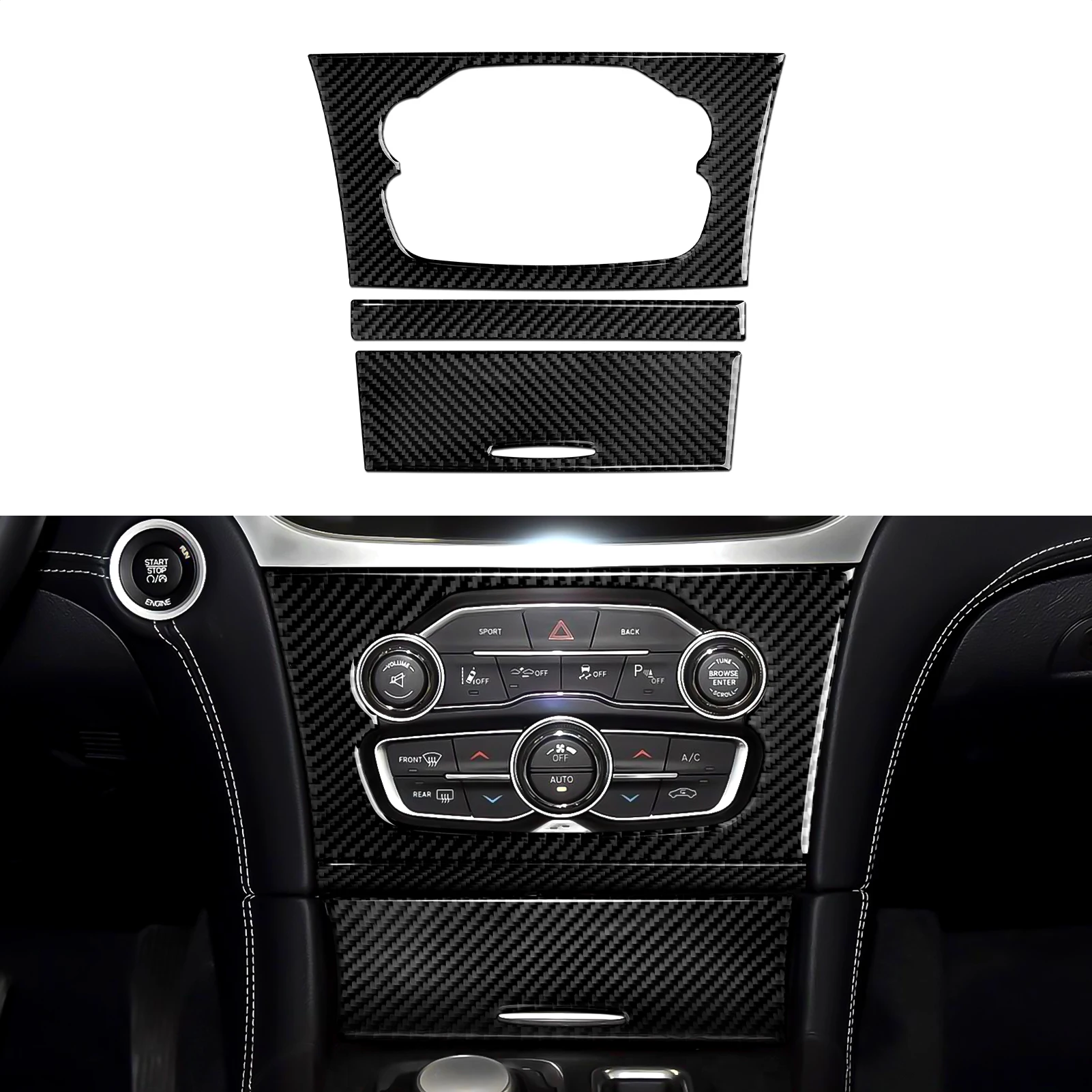 Car Central Control Air Conditioning A/C Panel Decals for 2015 - 2023 Chrysler 300 Accessories Carbon Fiber Stickers
Car Central Control Air Conditioning A/C Panel Decals for 2015 - 2023 Chrysler 300 Accessories Carbon Fiber Stickers