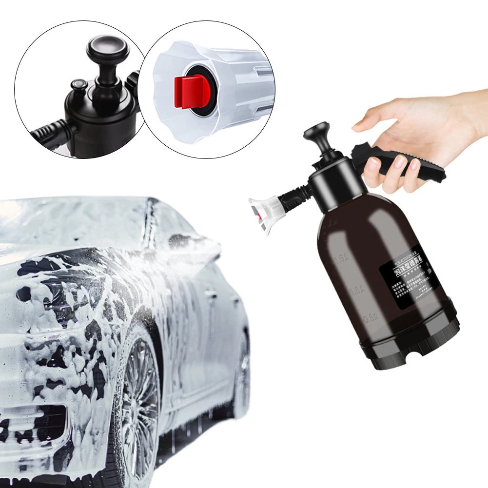 2L Foam Sprayer with Two Nozzle Options Foaming Pump Blaster Hand Pressure Snow Foam Sprayer Water Sprayer for Car Washing
2L Foam Sprayer with Two Nozzle Options Foaming Pump Blaster Hand Pressure Snow Foam Sprayer Water Sprayer for Car Washing