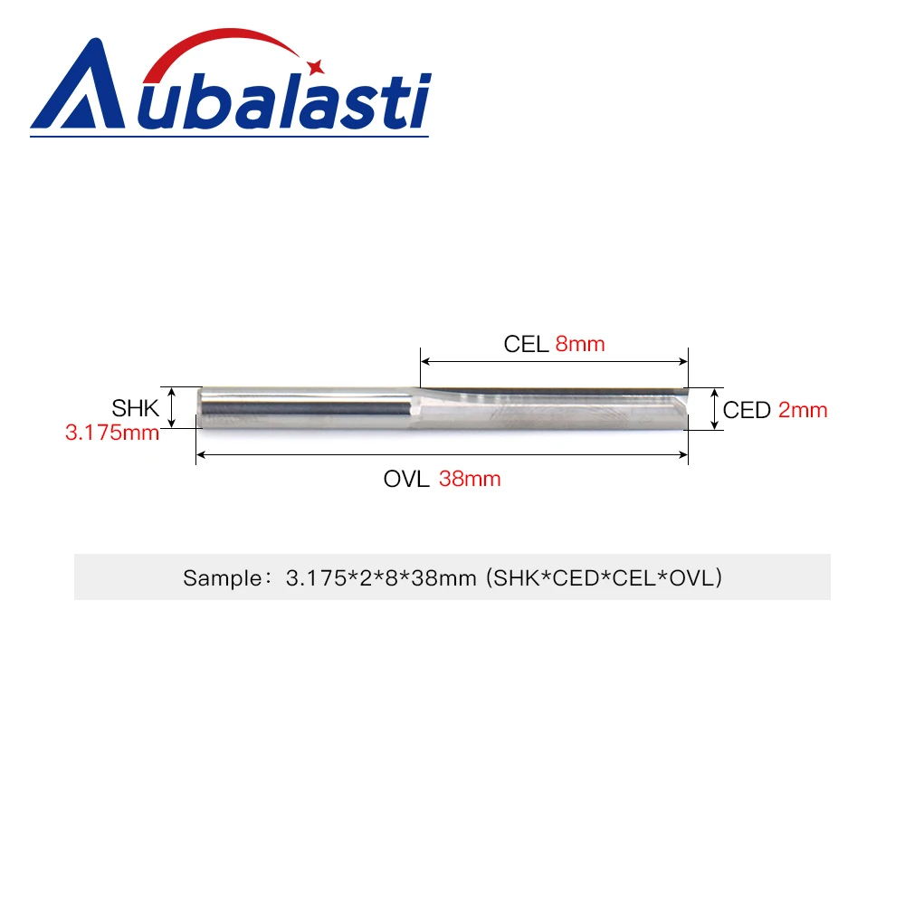 5 шт. фрезы из карбида вольфрама с двумя канавками, прямые биты 3,175/4/6 мм, концевые фрезы, МДФ, фанера, фрезерный станок с ЧПУ, гравировальный бит
5 шт. фрезы из карбида вольфрама с двумя канавками, прямые биты 3,175/4/6 мм, концевые фрезы, МДФ, фанера, фрезерный станок с ЧПУ, гравировальный бит