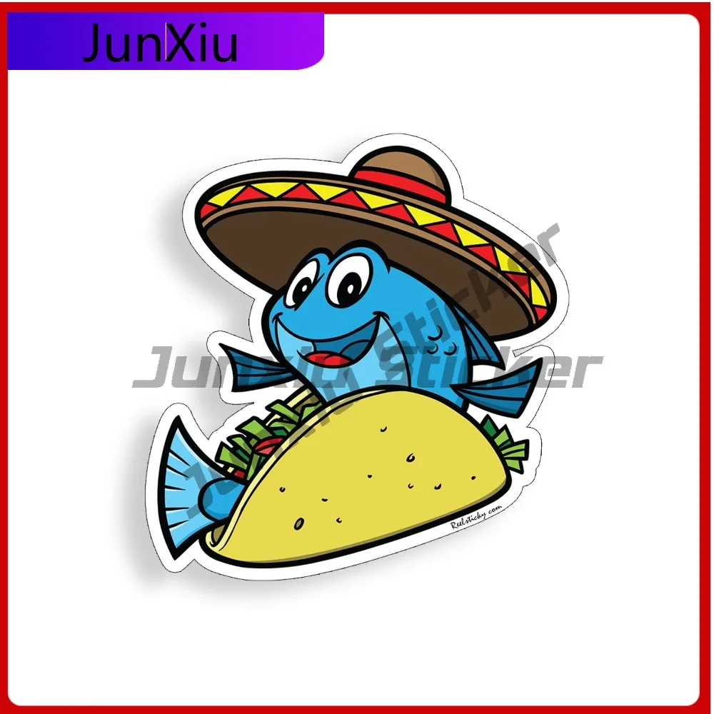 Fish Taco Sticker Fishing Boat Cooler Cup Vehicle Decal Funny Waterproof Vinyl Decoration Car Laptop Window Bumper
Fish Taco Sticker Fishing Boat Cooler Cup Vehicle Decal Funny Waterproof Vinyl Decoration Car Laptop Window Bumper