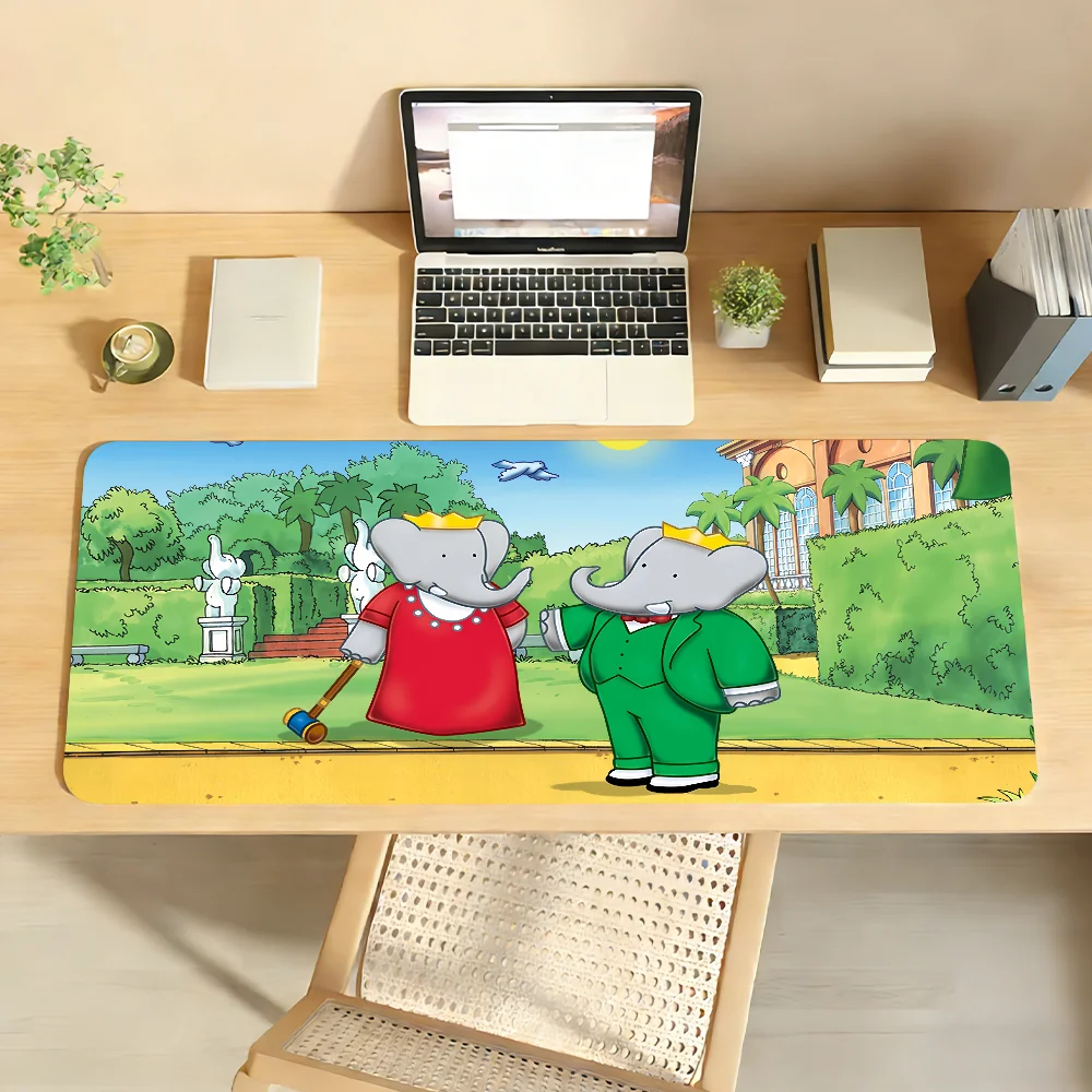 Cartoon Babar The Elephant Mouse Pad Non-slip Locking Edge DeskMat PC Laptop Accessories Rubber Office Keyboard Game 350x900x3mm
Cartoon Babar The Elephant Mouse Pad Non-slip Locking Edge DeskMat PC Laptop Accessories Rubber Office Keyboard Game 350x900x3mm