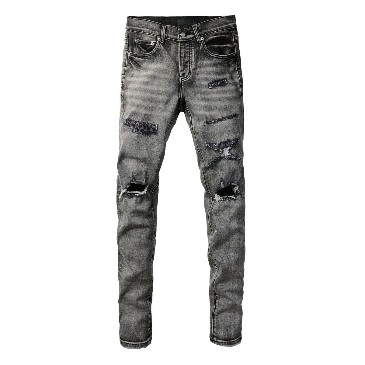 Men's Purple Gray Distressed American Streetwear High Stretch Skinny Fly Ripped Holes men stretch jeans
Men's Purple Gray Distressed American Streetwear High Stretch Skinny Fly Ripped Holes men stretch jeans