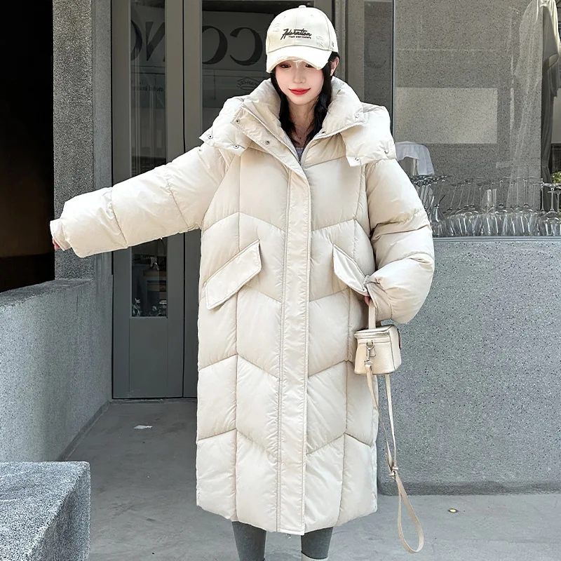 Long Knee Length Puffer Coat, Oversized Hooded Parka Like a Comforter, Women's Thick Warm Winter Jacket
Long Knee Length Puffer Coat, Oversized Hooded Parka Like a Comforter, Women's Thick Warm Winter Jacket