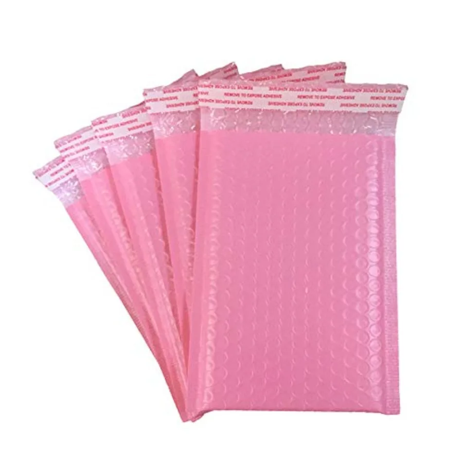 25 Pack 4x6 Inches Small Pink Poly Bubble Lined Mailers Padded Shipping Envelopes Self Seal Mailer Waterproof, Shockproof and D
25 Pack 4x6 Inches Small Pink Poly Bubble Lined Mailers Padded Shipping Envelopes Self Seal Mailer Waterproof, Shockproof and D