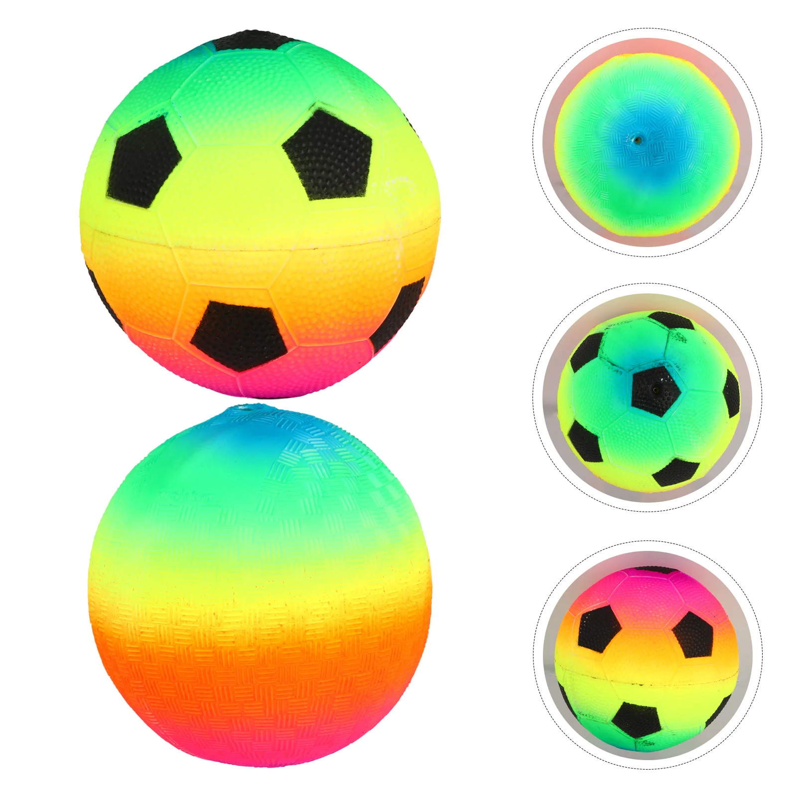2 Pcs 15cm Soccer Toys Colorful Inflatable Football Safe PVC Material Outdoor Indoor Activities Sports
2 Pcs 15cm Soccer Toys Colorful Inflatable Football Safe PVC Material Outdoor Indoor Activities Sports