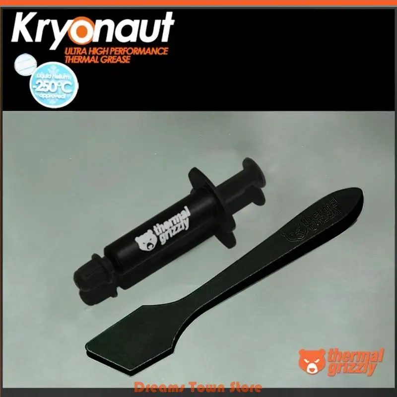 HX6A Thermal Grizzly Kryonaut 1G Высокая производительность тепловая паста для охлаждения процессоров процессора графические
HX6A Thermal Grizzly Kryonaut 1G Высокая производительность тепловая паста для охлаждения процессоров процессора графические