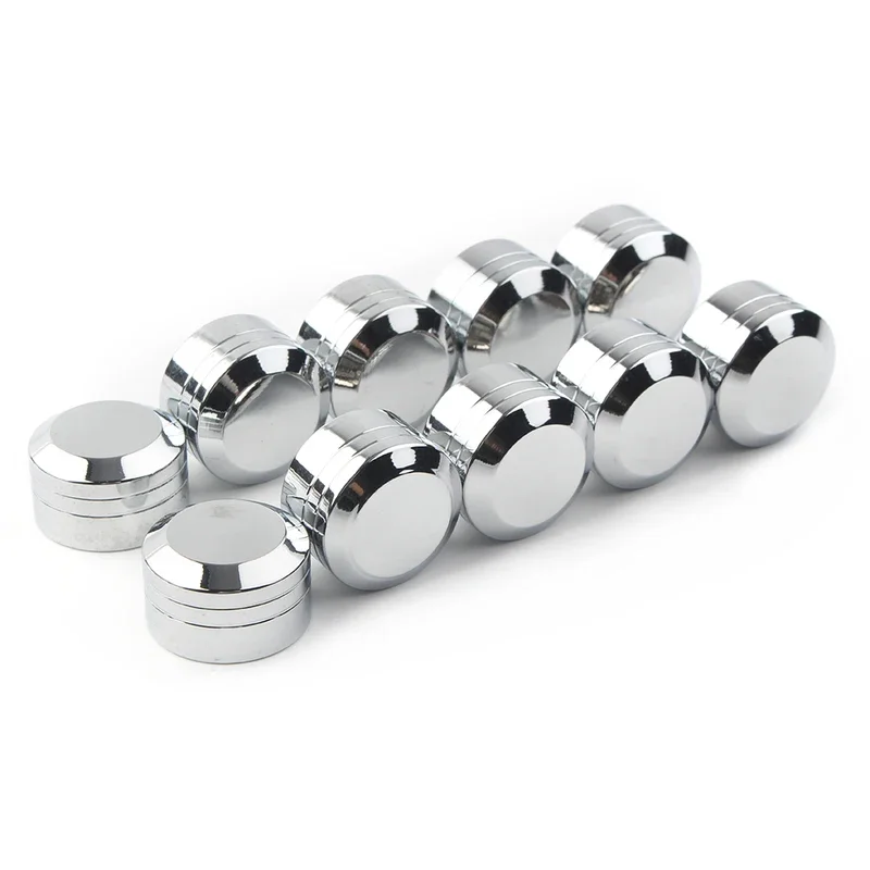 10 Pcs/Set 9mm 11.5mm 13mm Chrome Aluminum Inner Screws Motorcycle Bolts Topper Cap Cover Universal For Harley Davidson Models
10 Pcs/Set 9mm 11.5mm 13mm Chrome Aluminum Inner Screws Motorcycle Bolts Topper Cap Cover Universal For Harley Davidson Models