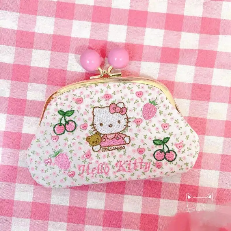 New Kawaii Sanrio Hellokitty Handheld Bag Embroidery Retro Bag Princess Style Sweet Fashion Multi Functional Small Bag Girl Gift
New Kawaii Sanrio Hellokitty Handheld Bag Embroidery Retro Bag Princess Style Sweet Fashion Multi Functional Small Bag Girl Gift