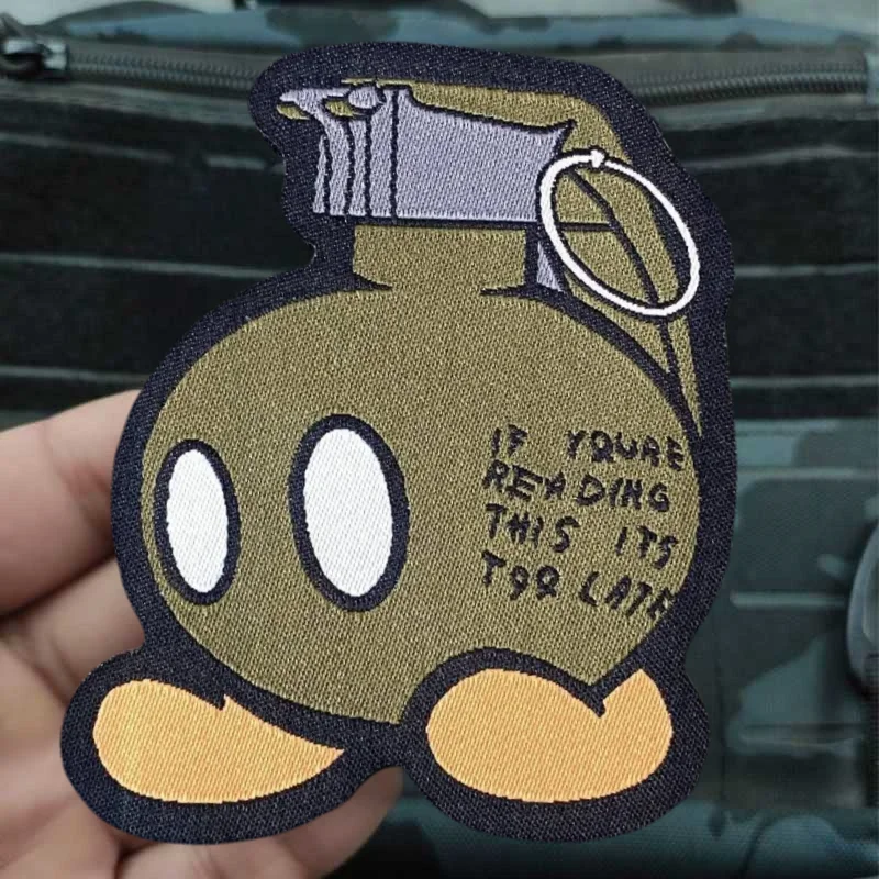 Grenade Patch Bomb Tactical Hook and Loop Morale Badge Military Backpack Decorative Stickers Armband DIY Patches for Clothing
Grenade Patch Bomb Tactical Hook and Loop Morale Badge Military Backpack Decorative Stickers Armband DIY Patches for Clothing