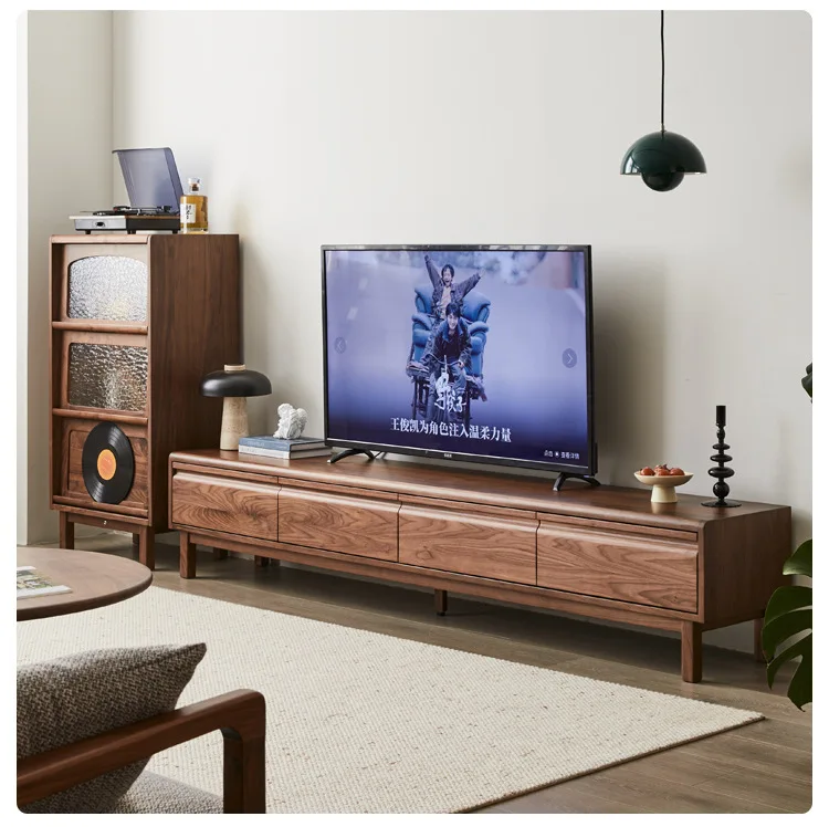 Black walnut TV cabinet Modern simple lowcabinet Cherry wood ash wood oak floorcabinet Small apartment living room storage
Black walnut TV cabinet Modern simple lowcabinet Cherry wood ash wood oak floorcabinet Small apartment living room storage