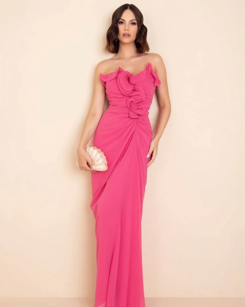Customized Elegant Simple Chiffon Draped Ruched Straight Strapless Long Dresses Bespoke Occasion Dresses Modern Style Classic
Customized Elegant Simple Chiffon Draped Ruched Straight Strapless Long Dresses Bespoke Occasion Dresses Modern Style Classic