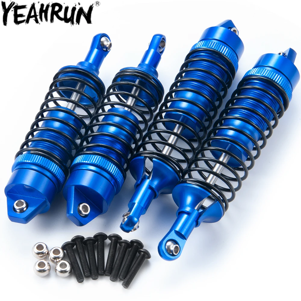 YEAHRUN Full Metal Front Rear Shock Absorber Oil Damper for 1/10 RC Crawler Slash 2wd Stampede Hoss Rustler 4X4 VXL Upgrade Part
YEAHRUN Full Metal Front Rear Shock Absorber Oil Damper for 1/10 RC Crawler Slash 2wd Stampede Hoss Rustler 4X4 VXL Upgrade Part