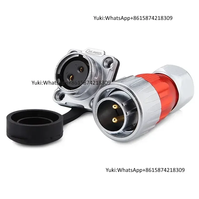 IP67 Waterproof 500V 20A Aviation Male Female Panel Mount Plug Socket Cnlinko DH20 2Pin Circular Connector Alloy for Power
IP67 Waterproof 500V 20A Aviation Male Female Panel Mount Plug Socket Cnlinko DH20 2Pin Circular Connector Alloy for Power