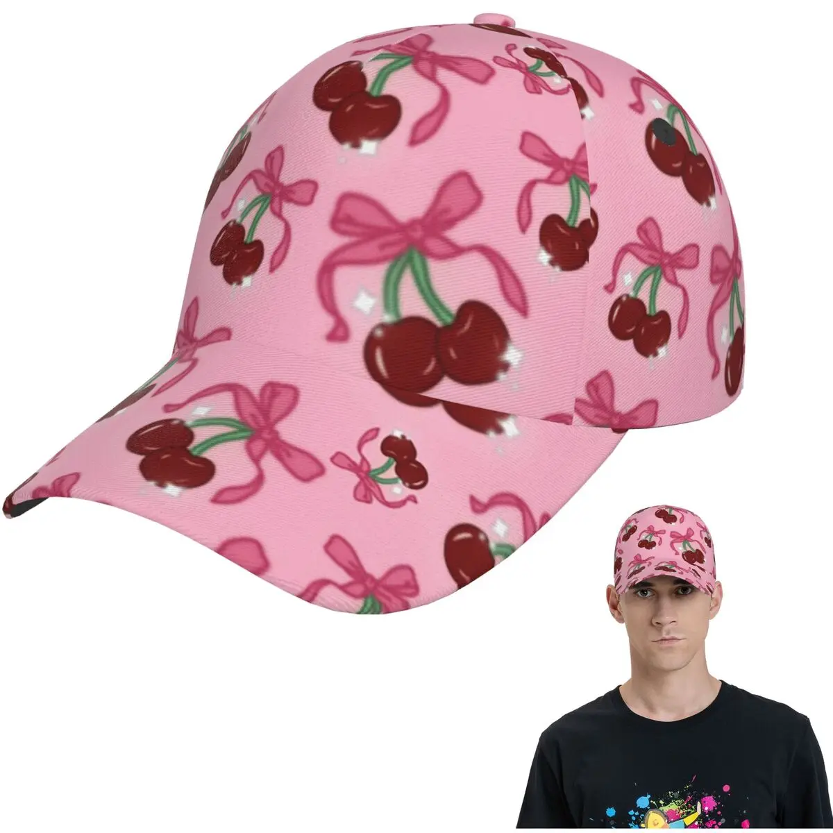 Бейсболки с вишневой сеткой Snapback, модные бейсболки, дышащие повседневные бейсболки, уличные унисекс
Бейсболки с вишневой сеткой Snapback, модные бейсболки, дышащие повседневные бейсболки, уличные унисекс