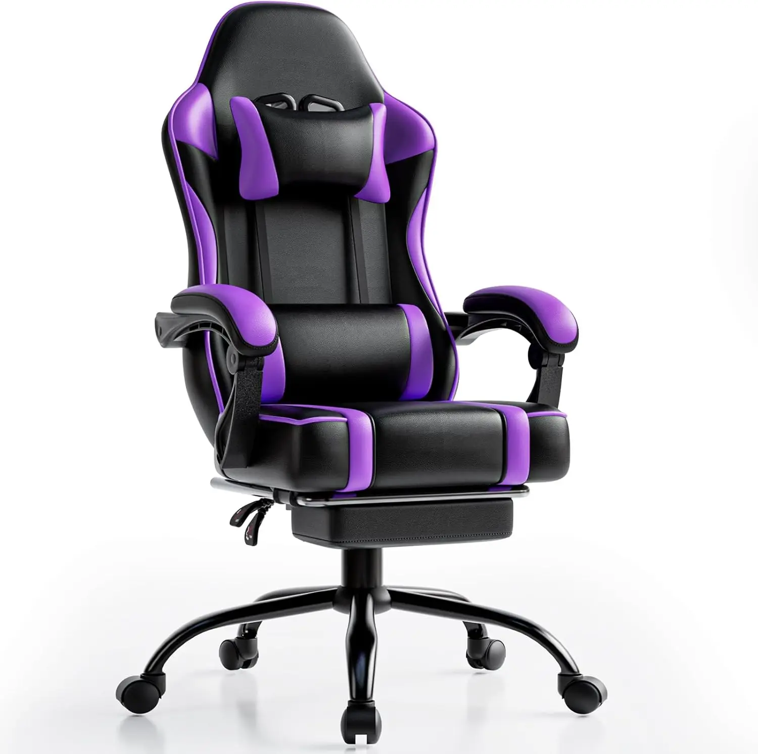 Gaming Chair, Computer Chair with Footrest and Lumbar Support, Ergonomic Video Game Chair with Headrest,
Gaming Chair, Computer Chair with Footrest and Lumbar Support, Ergonomic Video Game Chair with Headrest,