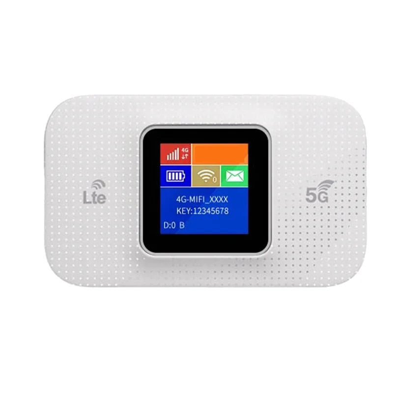 4G MIFI Портативный Wi-Fi-маршрутизатор с цветным дисплеем 150 м 3000 мАч со слотом для SIM-карты Портативный маршрутизатор Автомобильная точка доступа
4G MIFI Портативный Wi-Fi-маршрутизатор с цветным дисплеем 150 м 3000 мАч со слотом для SIM-карты Портативный маршрутизатор Автомобильная точка доступа
