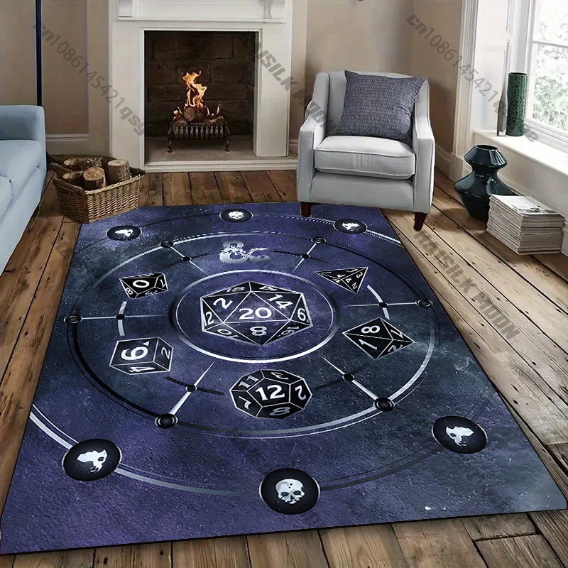 "Fantasy Dice-Themed Gaming Carpet" living room bedroom sofa decor carpet, Luxury gift mat
"Fantasy Dice-Themed Gaming Carpet" living room bedroom sofa decor carpet, Luxury gift mat