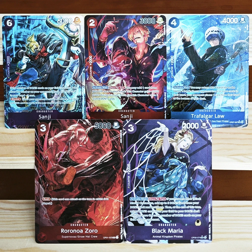 ONE PIECE OPCG Foil Game Anime Collection Cards English Sanji/Trafalgar Law/Roronoa Zoro/Black Maria-Toys Hobbies Collectibles
ONE PIECE OPCG Foil Game Anime Collection Cards English Sanji/Trafalgar Law/Roronoa Zoro/Black Maria-Toys Hobbies Collectibles