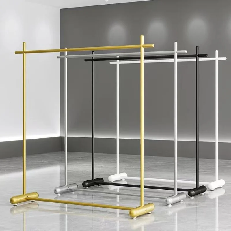 Custom. Floor Type Island Shelf Side Hanging Cloth Rack Iron Clothes Rack Rod Clothing Store Mobile Men and Women Shelf Display
Custom. Floor Type Island Shelf Side Hanging Cloth Rack Iron Clothes Rack Rod Clothing Store Mobile Men and Women Shelf Display