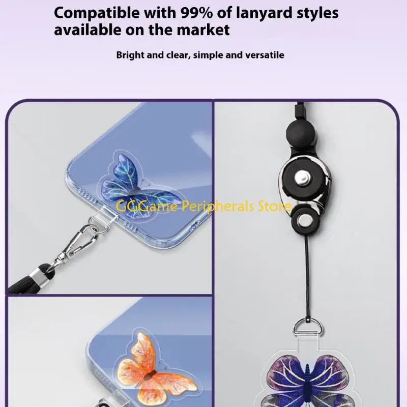 U55B Exchangeable Phone Cord Clip Butterfly Decoration For Access Layouts And Small Items
U55B Exchangeable Phone Cord Clip Butterfly Decoration For Access Layouts And Small Items