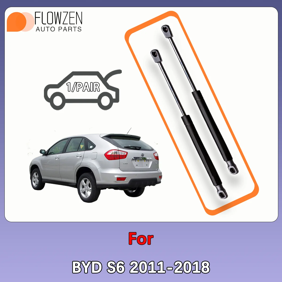 Газовые стойки багажника, пружинная планка для BYD S6 2011-2018, задняя амортизационная стойка, прижимной стержень OE S66309110, цветной стиль
Газовые стойки багажника, пружинная планка для BYD S6 2011-2018, задняя амортизационная стойка, прижимной стержень OE S66309110, цветной стиль