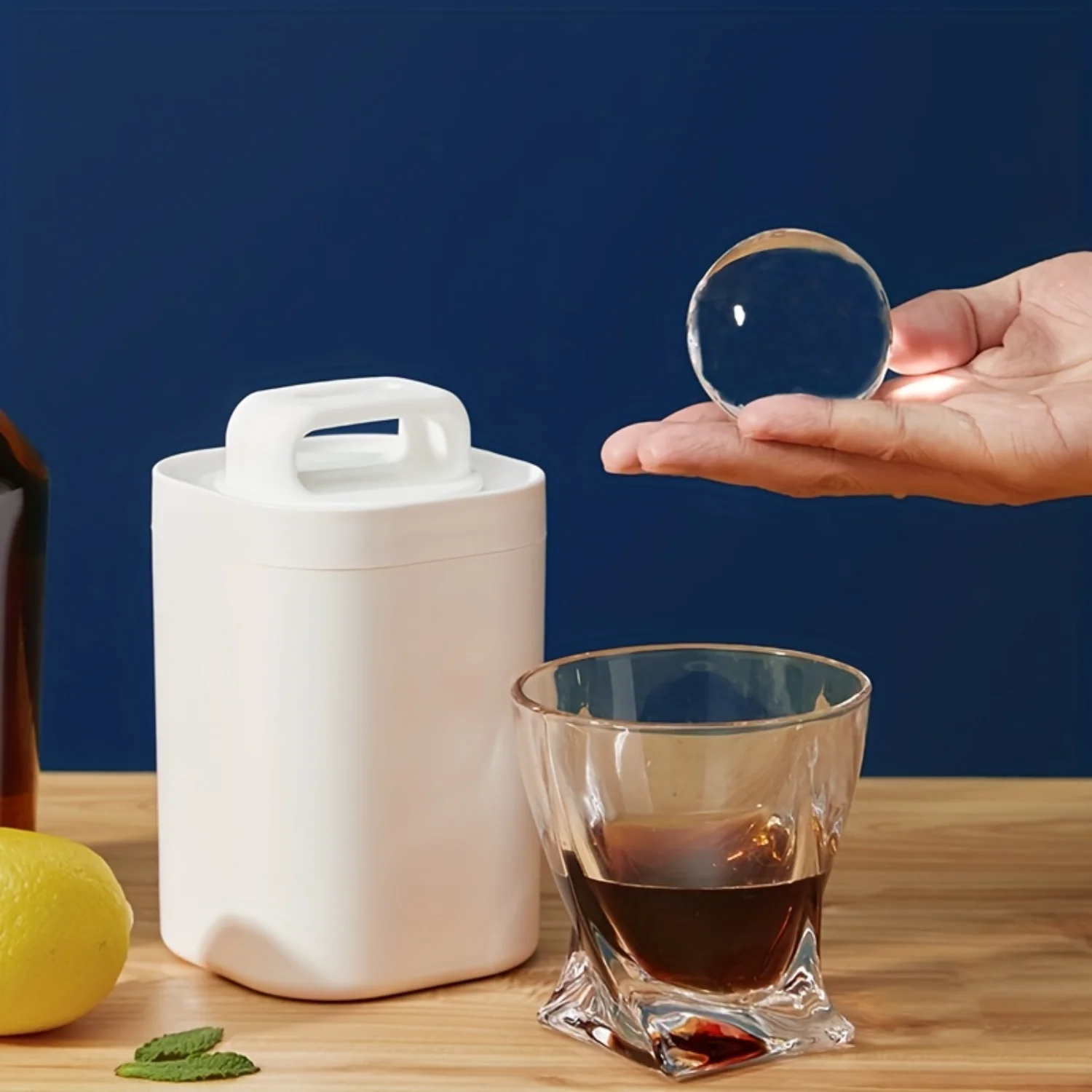 RYBACK Ice Cube Mold, Large Single Ice Ball Mold for Brandy Whiskey, Food Grade Household Tray
RYBACK Ice Cube Mold, Large Single Ice Ball Mold for Brandy Whiskey, Food Grade Household Tray