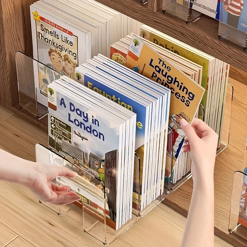2pcs Picture Book Storage Rack - Home & Office Dual Use Desktop Graded Reading Bookshelf File Divider Bookend
2pcs Picture Book Storage Rack - Home & Office Dual Use Desktop Graded Reading Bookshelf File Divider Bookend
