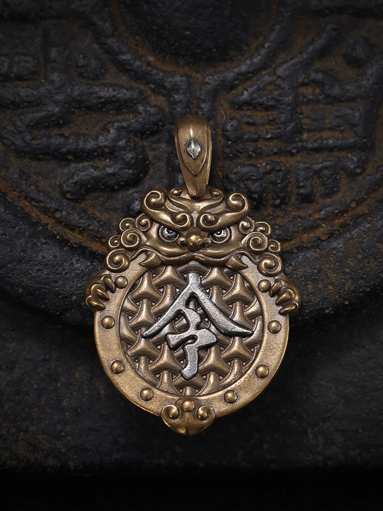 Original Design S925 Silver Pendant Necklace Men's Bronze Armor Token Charm Vintage Style Fashion Jewelry Gift
Original Design S925 Silver Pendant Necklace Men's Bronze Armor Token Charm Vintage Style Fashion Jewelry Gift