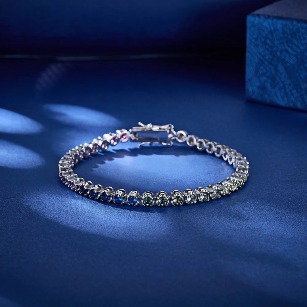 Rainbow Trending Bracelets Women Luxury Multicolor Round Zircon Hand Bracelet
Rainbow Trending Bracelets Women Luxury Multicolor Round Zircon Hand Bracelet
