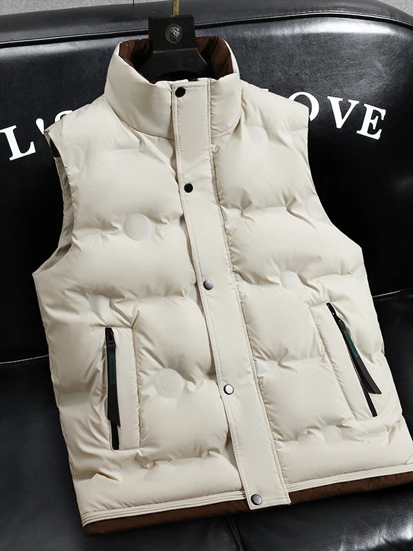 Мужская стеганая куртка, теплая повседневная жилетка с воротником-стойкой, модная верхняя одежда, модное зимнее пальто с подплечниками, молодежное пальто
Мужская стеганая куртка, теплая повседневная жилетка с воротником-стойкой, модная верхняя одежда, модное зимнее пальто с подплечниками, молодежное пальто