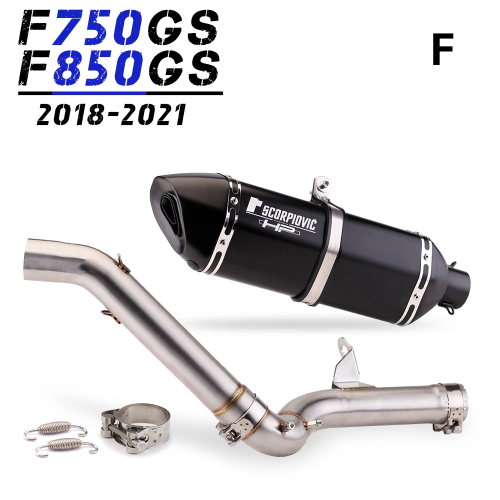 For F750GS F850GS F750 GS 2018 2019 2020 tubo de escape para moto Motorcycle Exhaust Middle Link Pipe Slip on
For F750GS F850GS F750 GS 2018 2019 2020 tubo de escape para moto Motorcycle Exhaust Middle Link Pipe Slip on