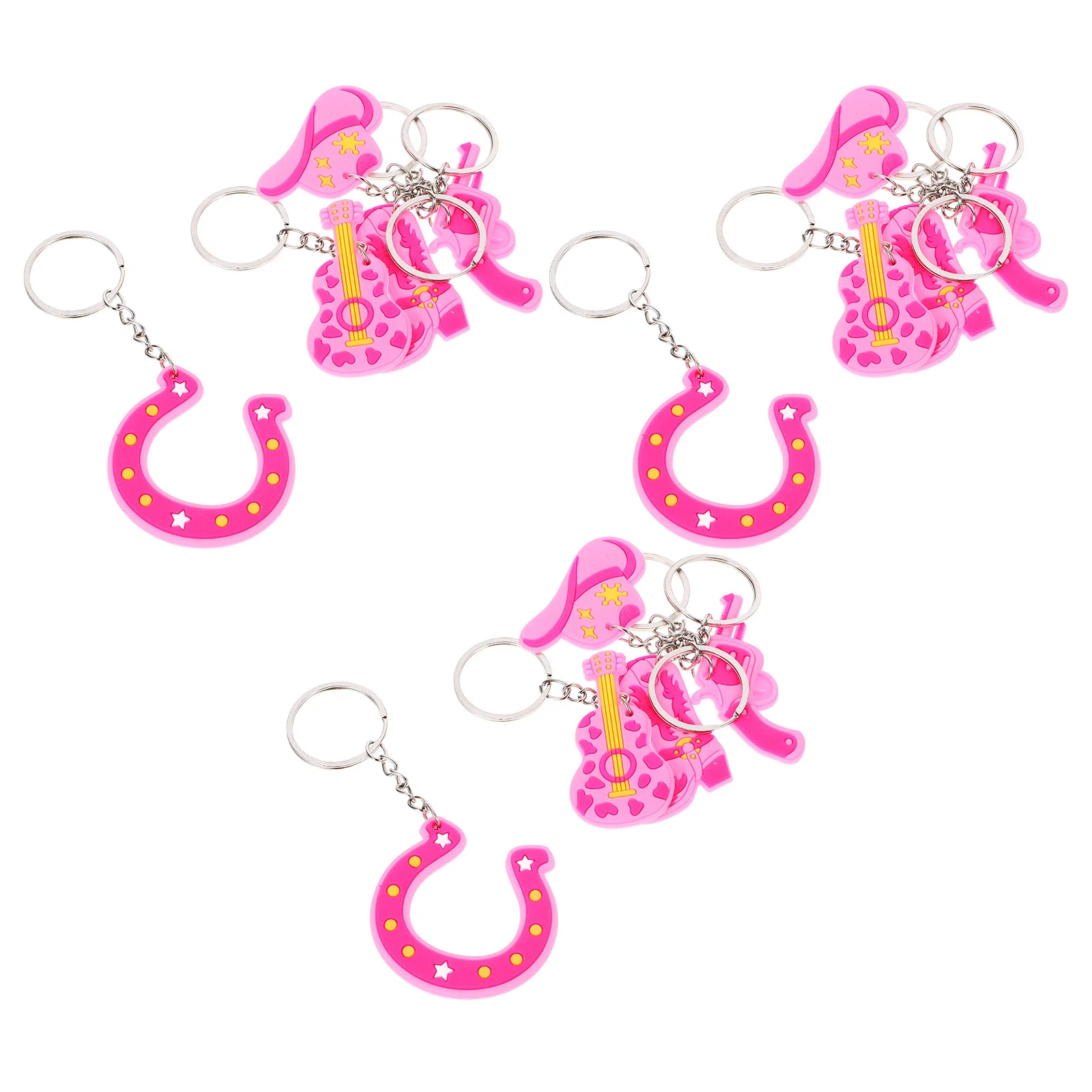 15pcs Cartoon Western Themed Keychain Pendant Luggage Decoration Bag Hanging Ornament Cowgirl Hat Key Ring Decorative Key Rings
15pcs Cartoon Western Themed Keychain Pendant Luggage Decoration Bag Hanging Ornament Cowgirl Hat Key Ring Decorative Key Rings