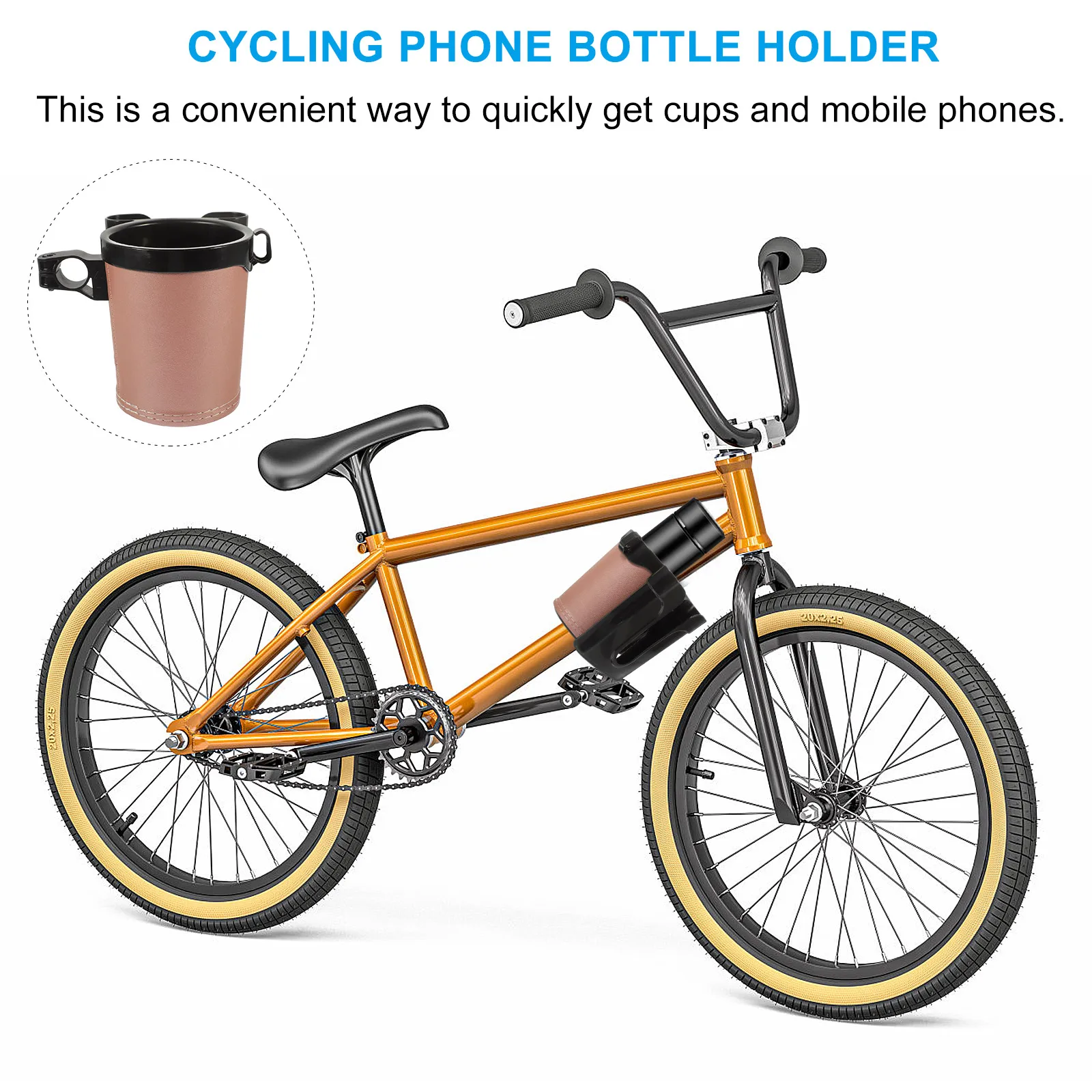 Bicycle Cup Holder Water Bottle Bike Wheelchair Rose Gold Plastic Sturdy Smooth Edge Non Slip Easy Access Outdoor Riding Gift
Bicycle Cup Holder Water Bottle Bike Wheelchair Rose Gold Plastic Sturdy Smooth Edge Non Slip Easy Access Outdoor Riding Gift