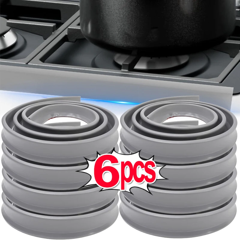 Anti-Oil Silicone Gap Strip Kitchen Stove Counter Gas Stove Sealing Kitchen Anti-Stain Cuttable Strip Kitchen Clean Accessories
Anti-Oil Silicone Gap Strip Kitchen Stove Counter Gas Stove Sealing Kitchen Anti-Stain Cuttable Strip Kitchen Clean Accessories