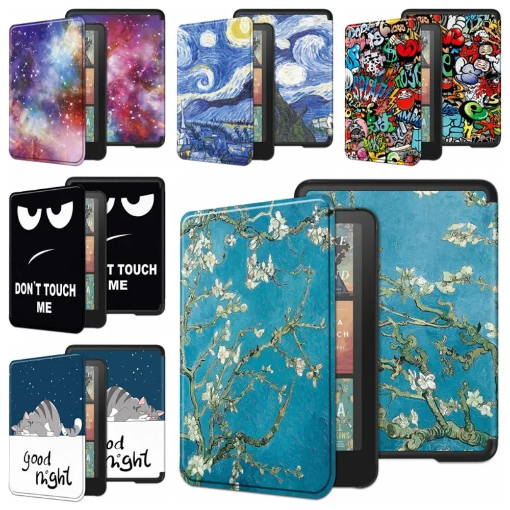 Auto Wake/Sleep 7 Inch E-Reader Case PU Leather Protective Shell for Kindle Paperwhite 2024 12th Gen/Colorsoft Signature Edition
Auto Wake/Sleep 7 Inch E-Reader Case PU Leather Protective Shell for Kindle Paperwhite 2024 12th Gen/Colorsoft Signature Edition