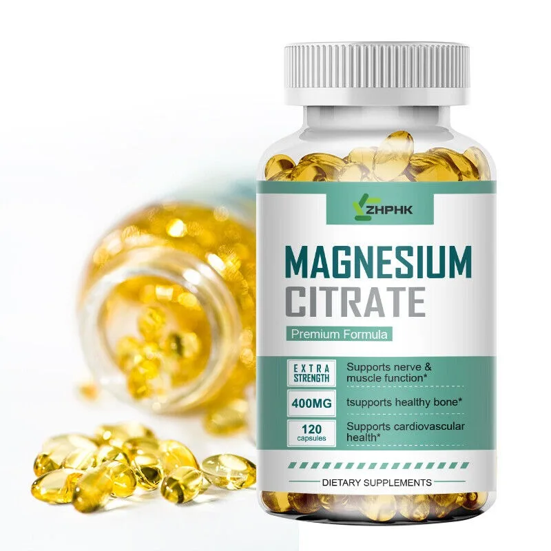 Magnesium Citrate 400mg - Support Muscle Function, Healthy Bone, Cardiovascular Health,120 capsules
Magnesium Citrate 400mg - Support Muscle Function, Healthy Bone, Cardiovascular Health,120 capsules