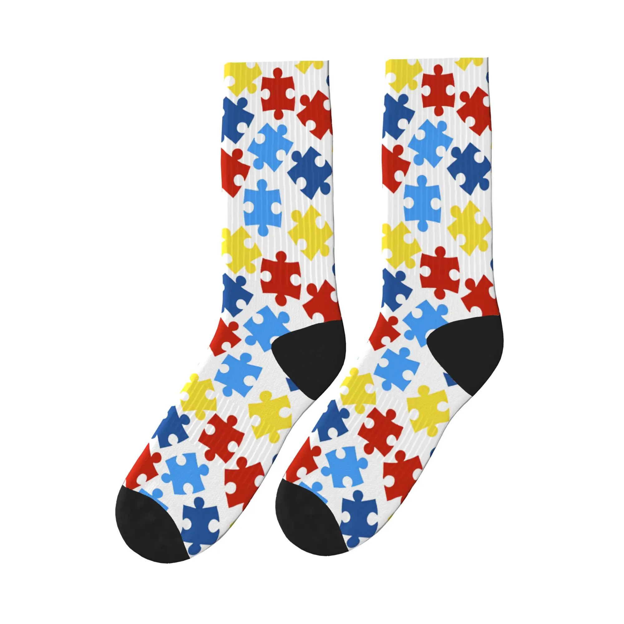 Unisex Men Socks Simple White Autism Awareness Puzzle Stockings Winter Trendy Soft Socks Design Climbing Anti Sweat Socks
Unisex Men Socks Simple White Autism Awareness Puzzle Stockings Winter Trendy Soft Socks Design Climbing Anti Sweat Socks