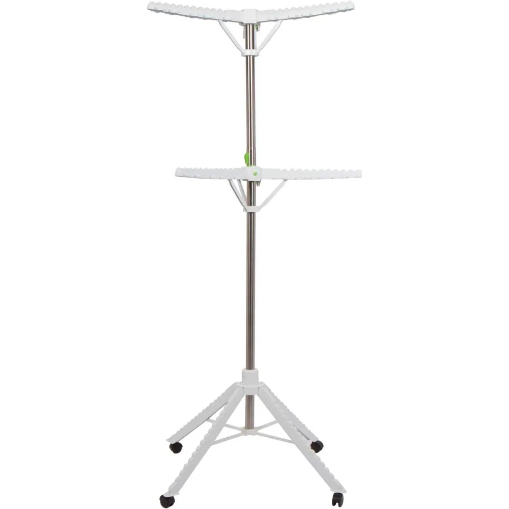 Extra Capacity Garment & Clothes Drying Rack, Adjustable-Height, 120 Pieces of Clothes, Stainless Steel, 4 Caster Wheels
Extra Capacity Garment & Clothes Drying Rack, Adjustable-Height, 120 Pieces of Clothes, Stainless Steel, 4 Caster Wheels