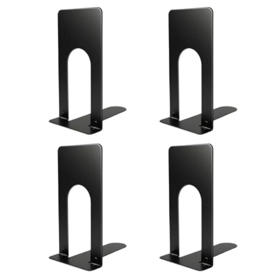 Book Ends for Shelves, 4 Pack Metal Bookends, Compact Book Stopper for Small Books, CDs, Vinyl Records, Desk and Classroom Orga
Book Ends for Shelves, 4 Pack Metal Bookends, Compact Book Stopper for Small Books, CDs, Vinyl Records, Desk and Classroom Orga