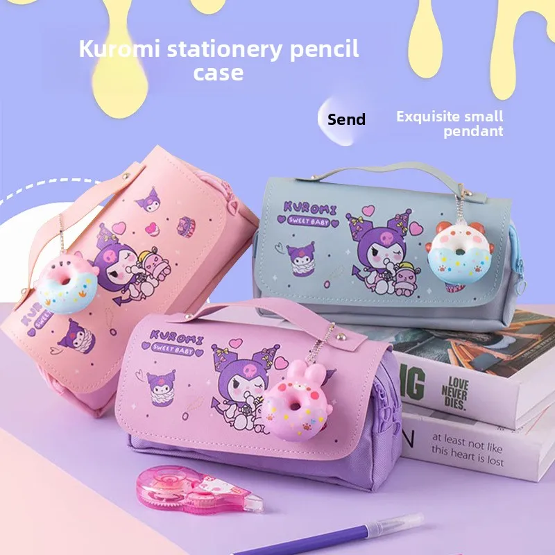 Cute Hello Kitty Cartoon Pen Bag with Large Capacity, Highly Decorative Pencil Case for School Supplies Organization
Cute Hello Kitty Cartoon Pen Bag with Large Capacity, Highly Decorative Pencil Case for School Supplies Organization