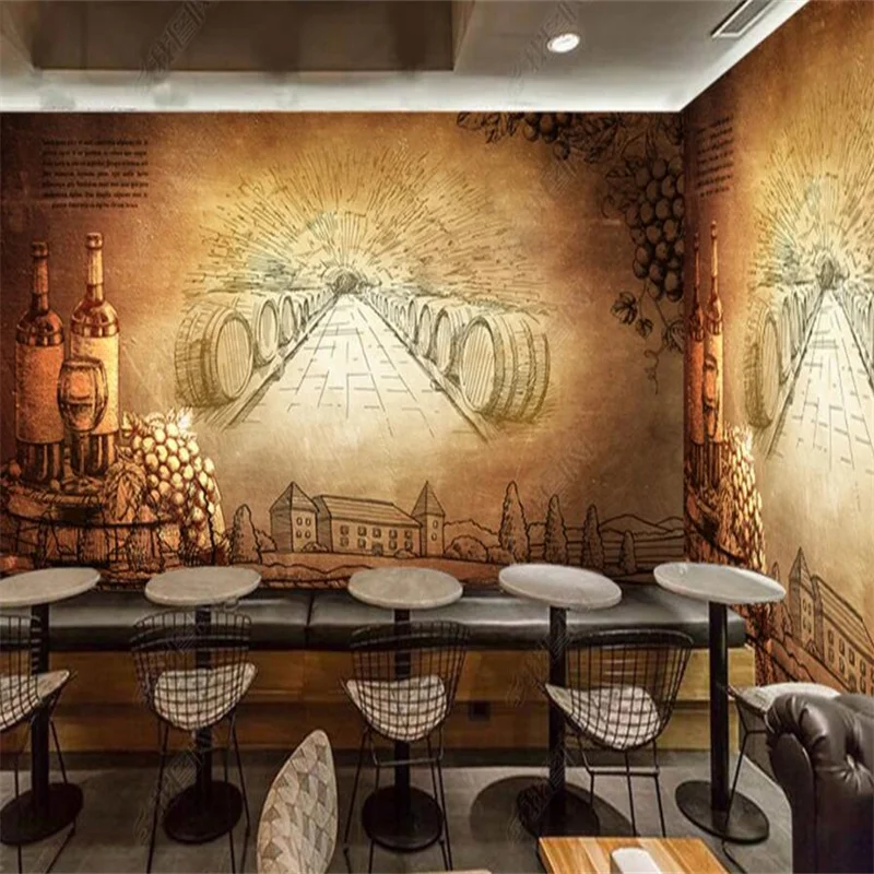 Retro Wine Cellar Beer Barrel Wine Estate Custom Mural Winery Industrial Decoration Wallpaper 3D Photo Wall Paper Papel Tapiz
Retro Wine Cellar Beer Barrel Wine Estate Custom Mural Winery Industrial Decoration Wallpaper 3D Photo Wall Paper Papel Tapiz