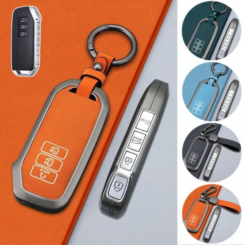 A+ Zinc Alloy Leather Car Key Fob Case Cover For Kia K5 Sorento Mq4 7 Ev6 Seltos
A+ Zinc Alloy Leather Car Key Fob Case Cover For Kia K5 Sorento Mq4 7 Ev6 Seltos